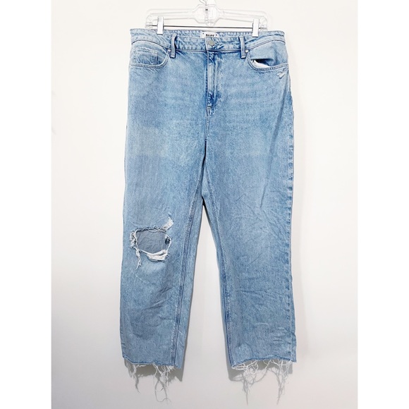 PAIGE Stella Straight in Gnarly Destructed 32 - Picture 2 of 14